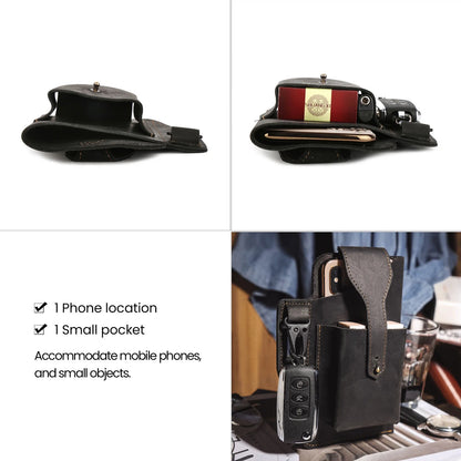 Universal Smart Phone Leather Belt Pouch