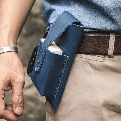 Universal Smart Phone Leather Belt Pouch