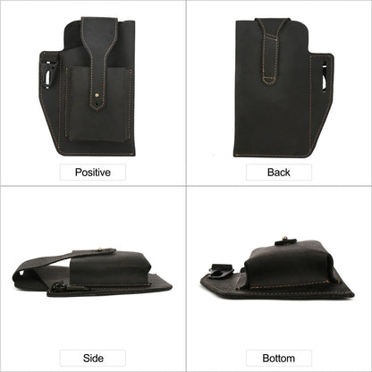 Universal Smart Phone Leather Belt Pouch