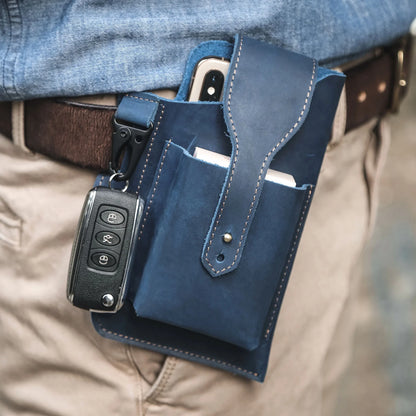 Universal Smart Phone Leather Belt Pouch
