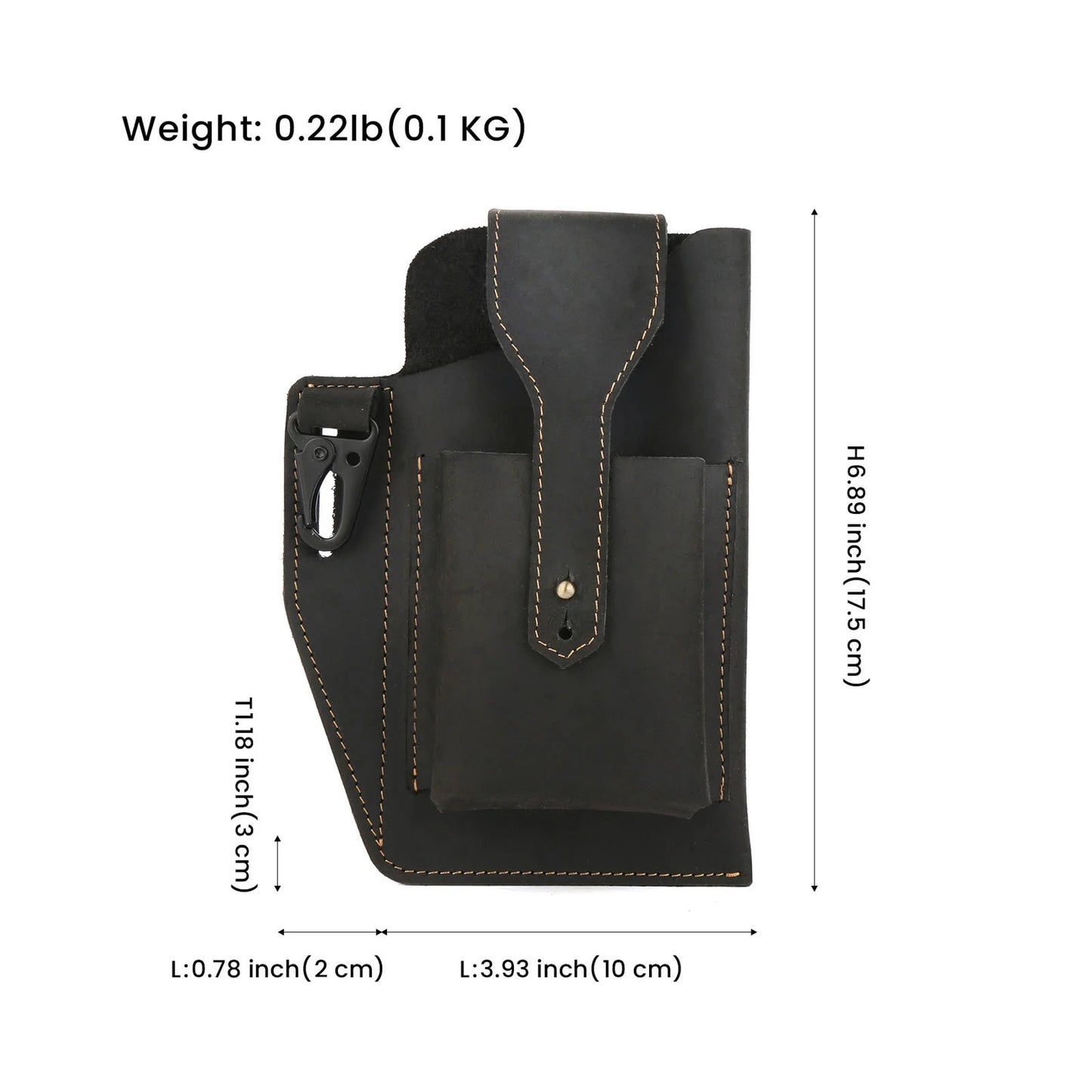 Universal Smart Phone Leather Belt Pouch