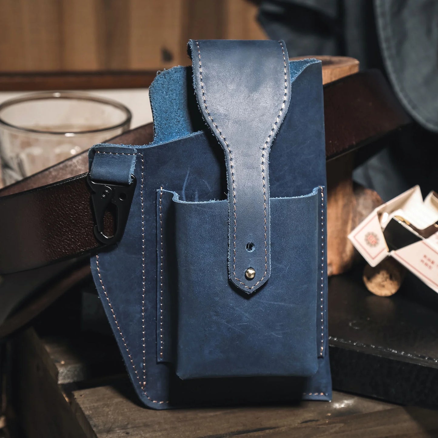 Universal Smart Phone Leather Belt Pouch