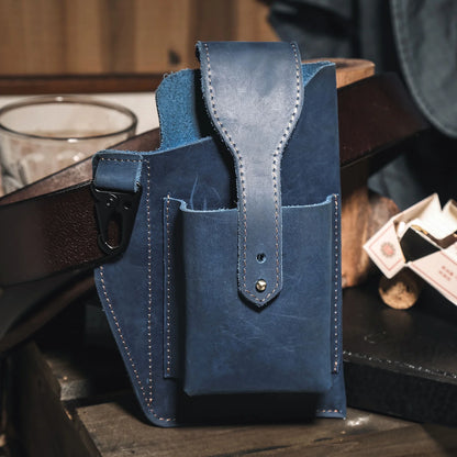 Universal Smart Phone Leather Belt Pouch