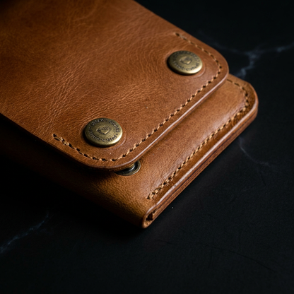 Portefeuille Compact Tout-en-Un en Cuir – Zerhoun Elite