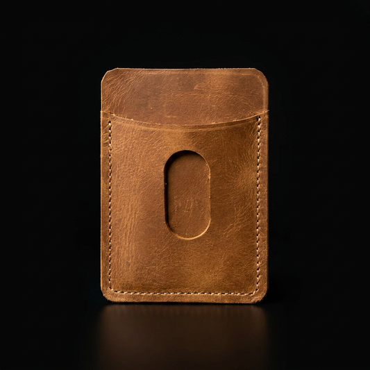 Porte-Cartes Minimaliste en Cuir – Zerhoun Slim