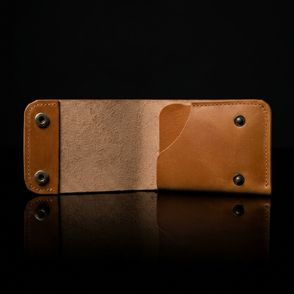 Portefeuille Compact Tout-en-Un en Cuir – Zerhoun Elite
