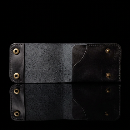 Portefeuille Compact Tout-en-Un en Cuir – Zerhoun Elite