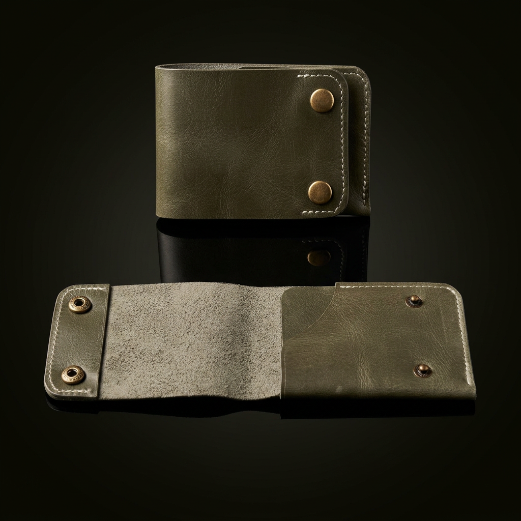 Portefeuille Compact Tout-en-Un en Cuir – Zerhoun Elite